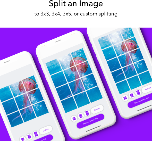 Split an image