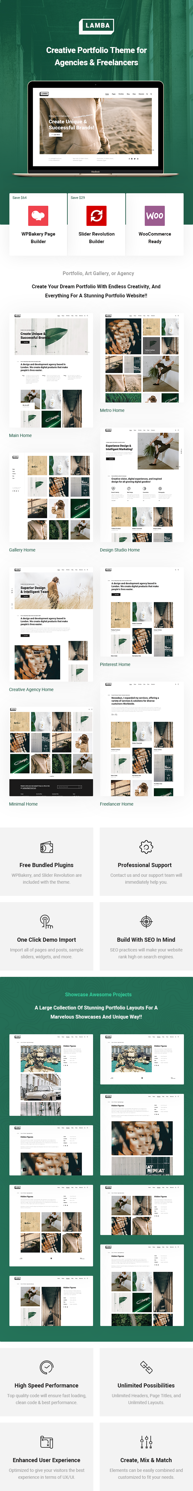 Lamba - Creative Portfolio & Agency WordPress Theme - 4