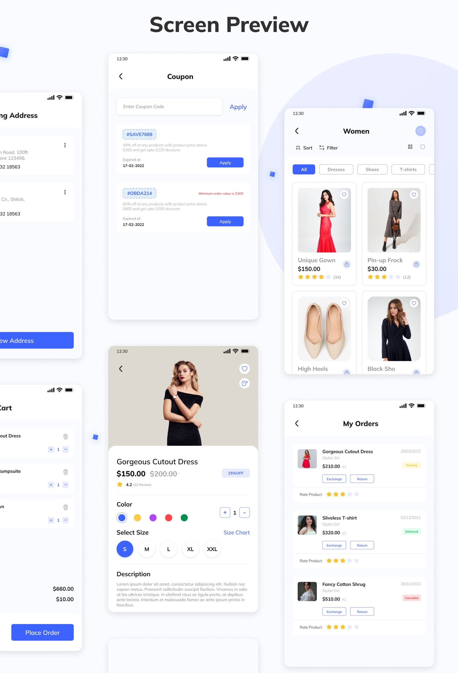 Shopping App flutter 3