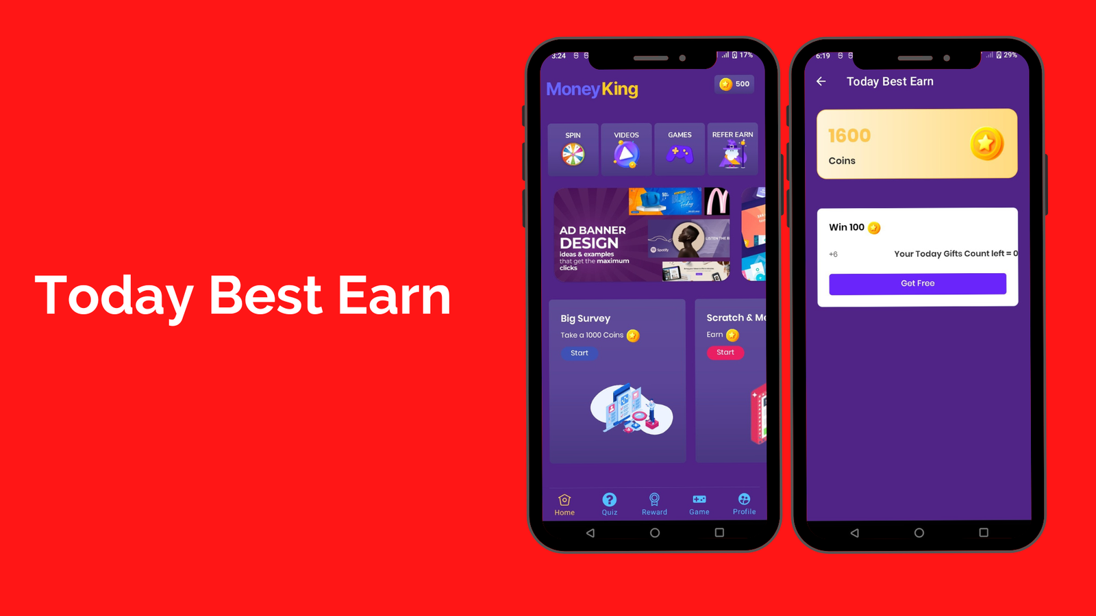 Money King - Android Rewards Earning App With Admin Panel - 12