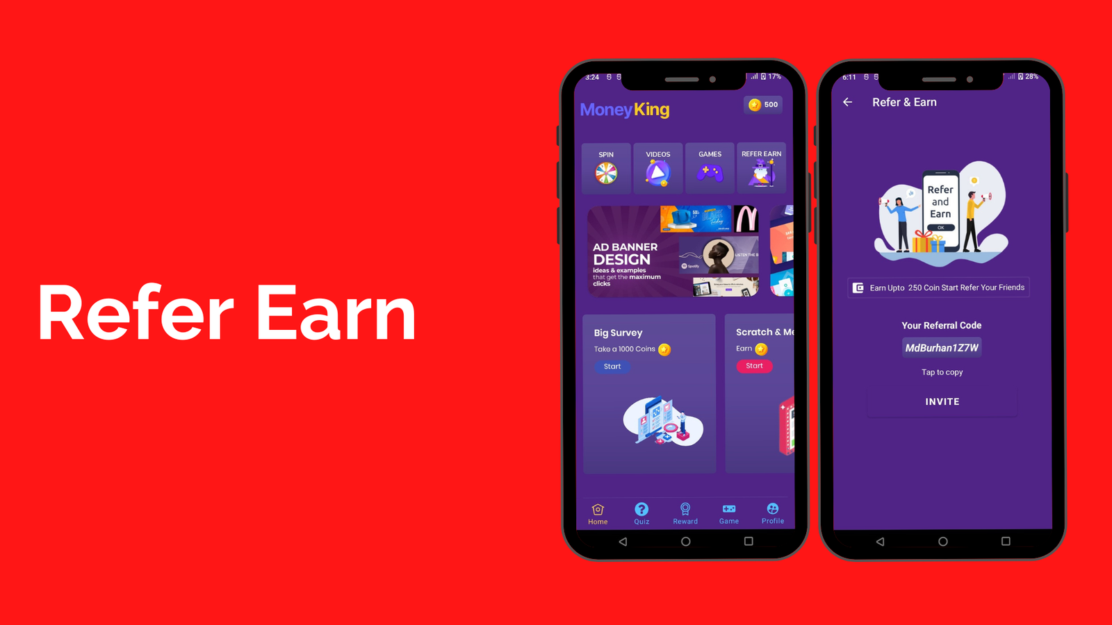 Money King - Android Rewards Earning App With Admin Panel - 15