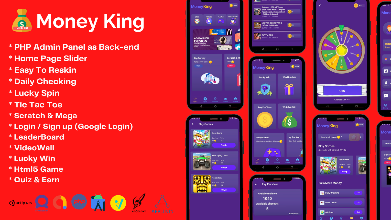 Money King - Android Rewards Earning App With Admin Panel - 17