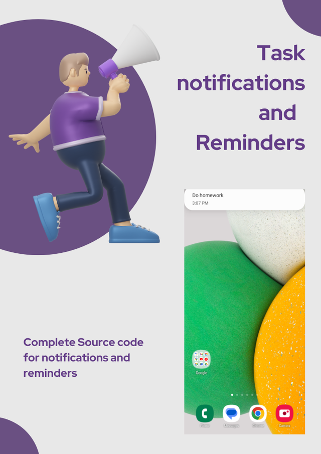 Purple-White-Minimal-Creative-Modern-Message-App-Online-Flyer