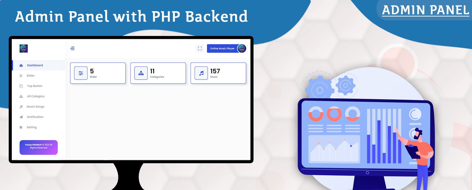 Online Music App With PHP Admin Panel