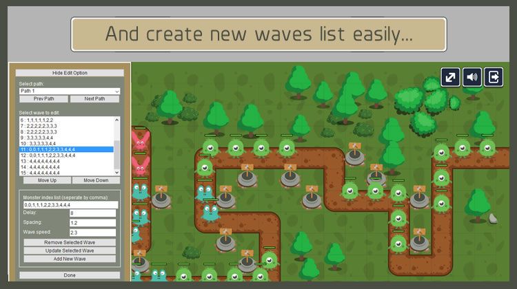 Monster Rush (Tower Defense) - HTML5 Game - 5
