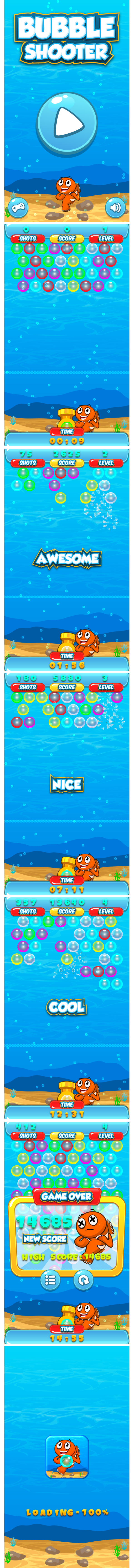 Bubble Shooter - HTML5 Game + Android + AdMob (Construct 3 | Construct 2 | Capx) - 3