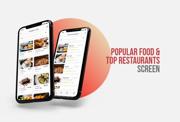 Food Delivery Mobile APP UI Template - 3