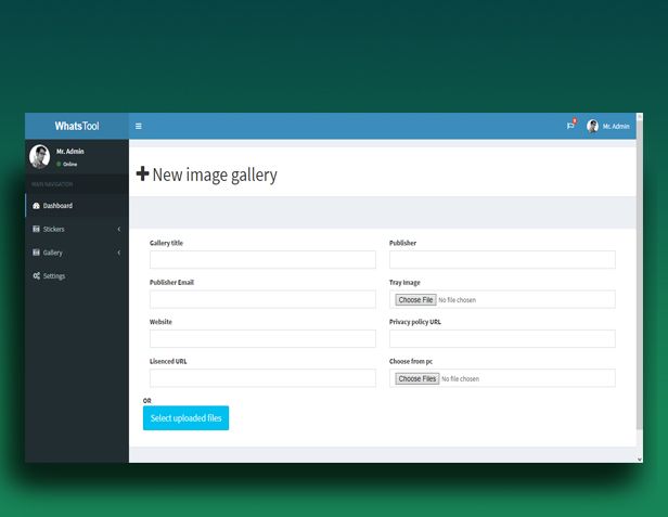 Online Stickers for Whatsapp - Admin Panel | Beautiful UI | Material Design | Admob Ads - 6