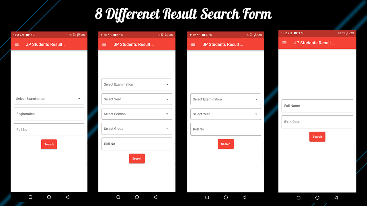 JP Students Result Management System Flutter App
