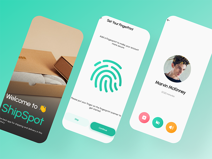 ShipSpot - Shipping & Delivery Flutter App UI Template - 4