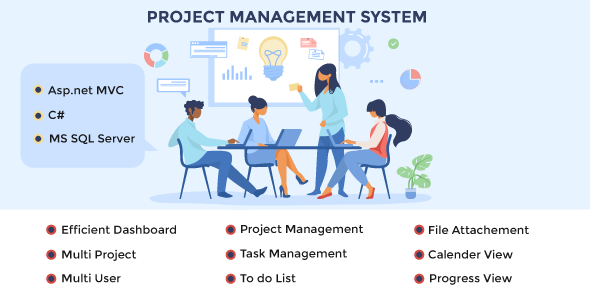 Project Management System in Asp.net C# MVC - 1