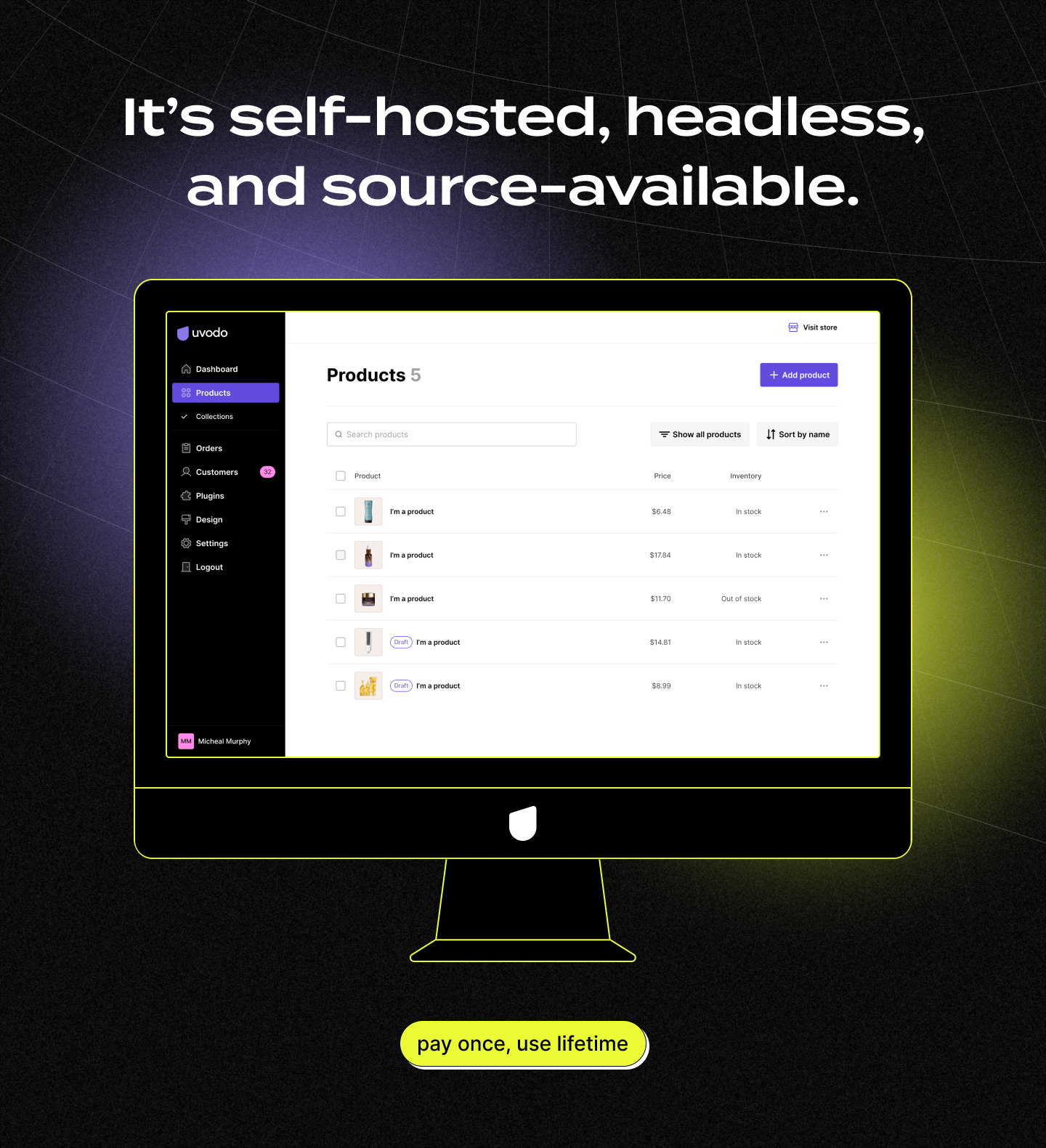 Uvodo - Headless eCommerce Platform PHP & JS (White Label) - 4