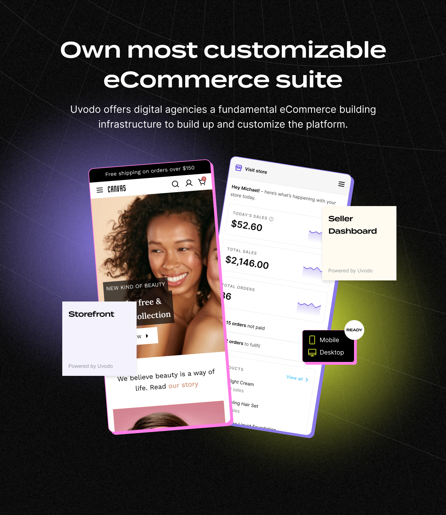 Uvodo - Headless eCommerce Platform PHP & JS (White Label) - 9
