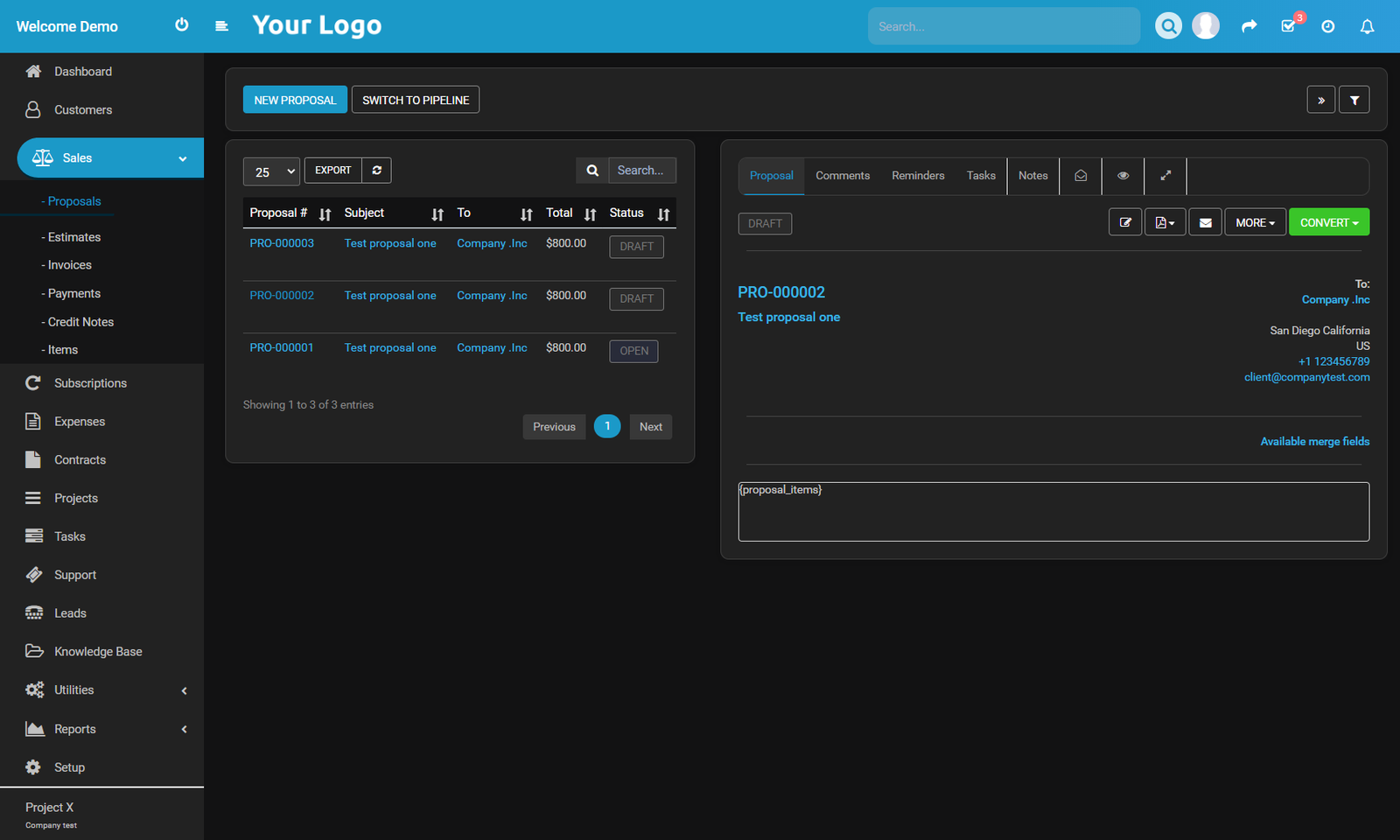 Ultimate Dark Theme for Perfex CRM