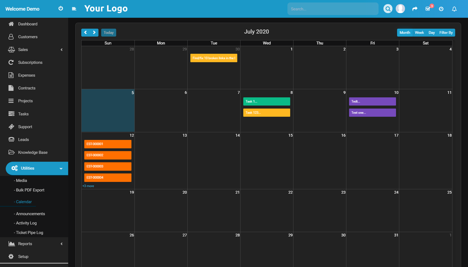 Ultimate Dark Theme for Perfex CRM