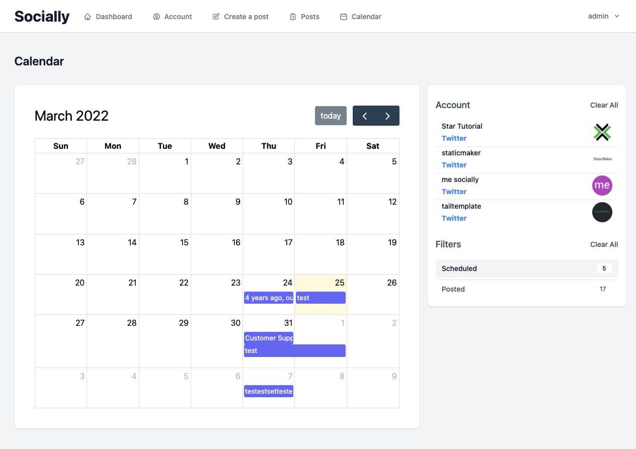 Socially - Self-hosted Social Media Scheduler - 4