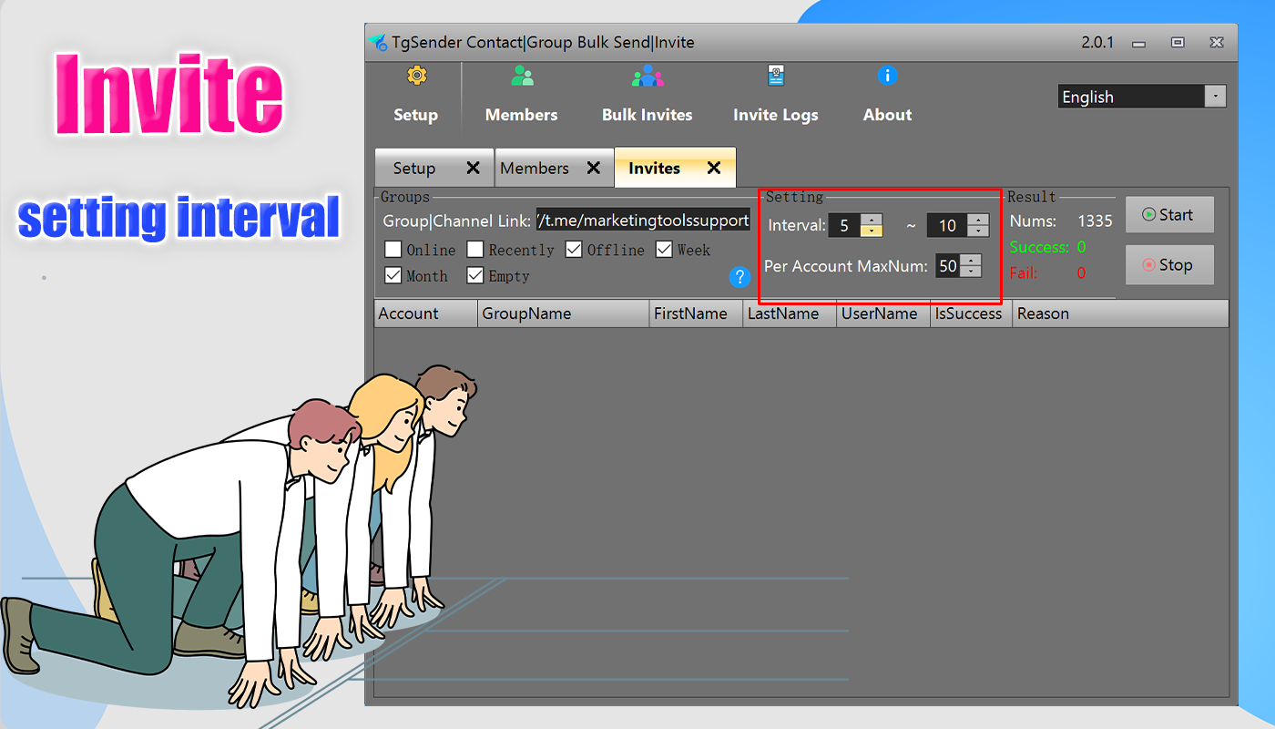 Telegram Telegram Bot-Why set an invite interval