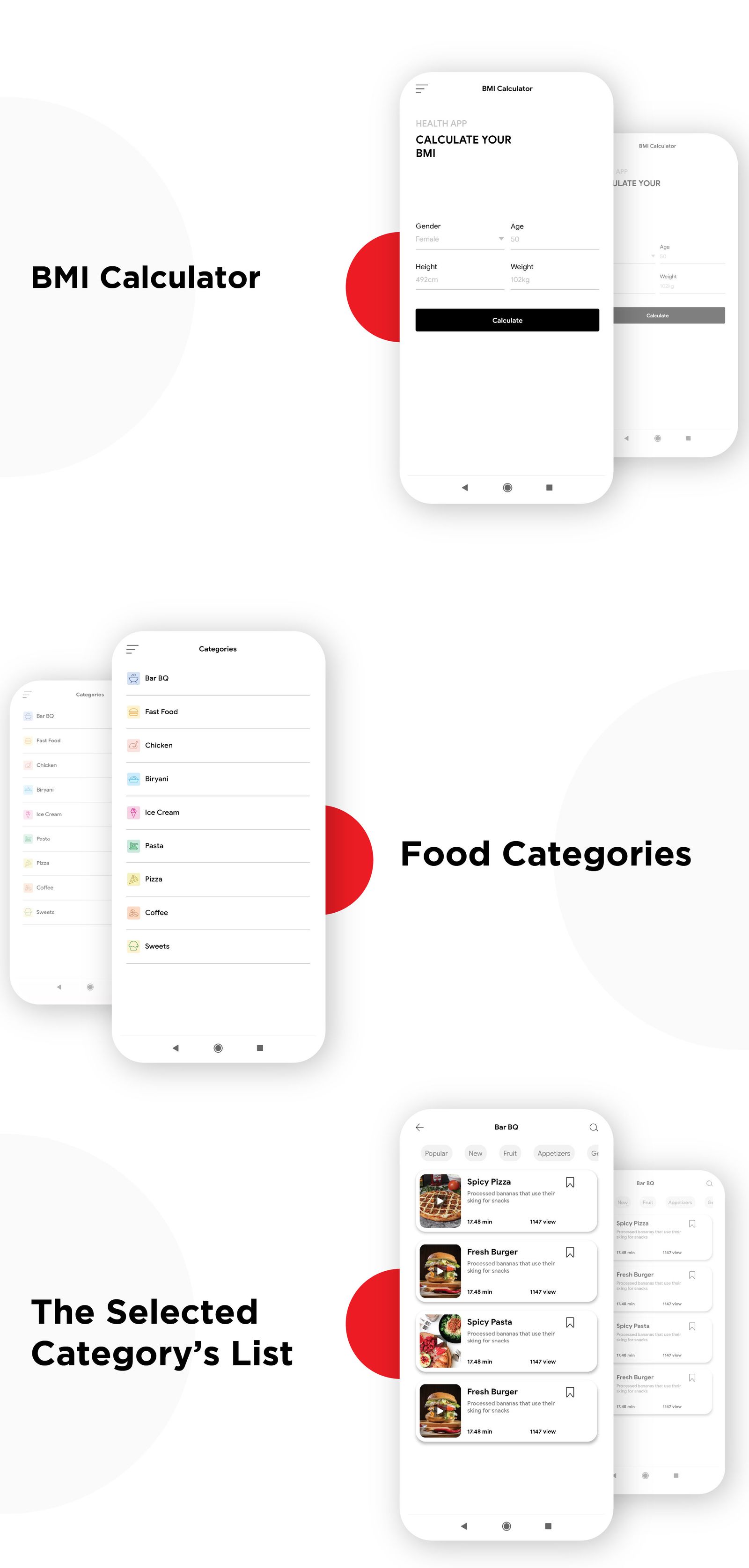 Flutter Recipe App UI KIT Template code.market