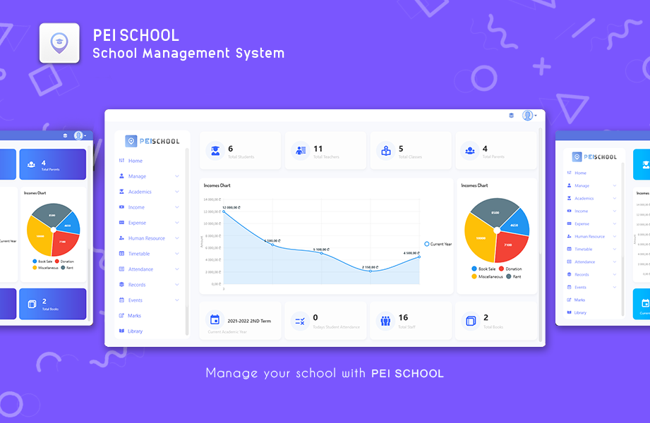 PEI SCHOOL - School Management System - 1