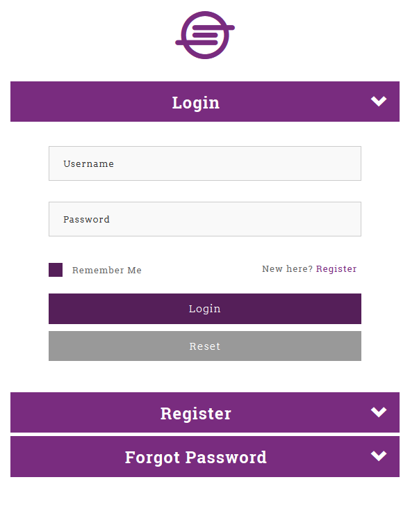 Pagli - Bootstrap Collapse Log in & Register Form - 13