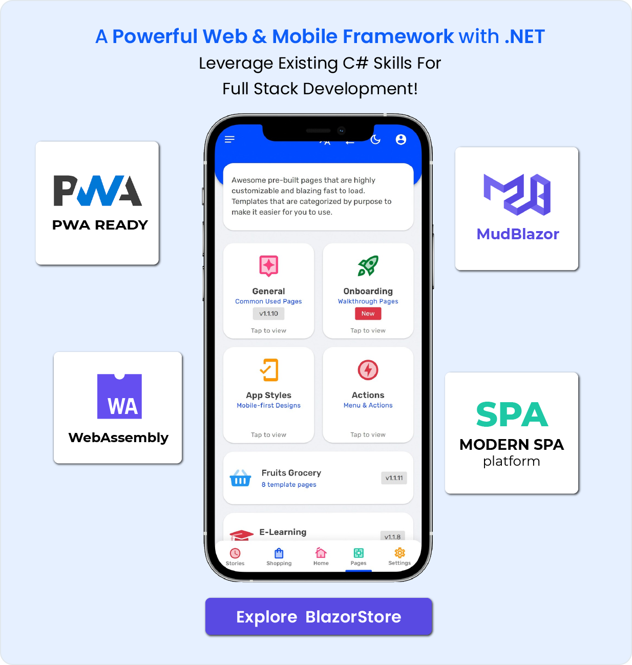 BlazorStore Pro - Mobile PWA and Site Templates Multi-ternant + Multi Database - 9