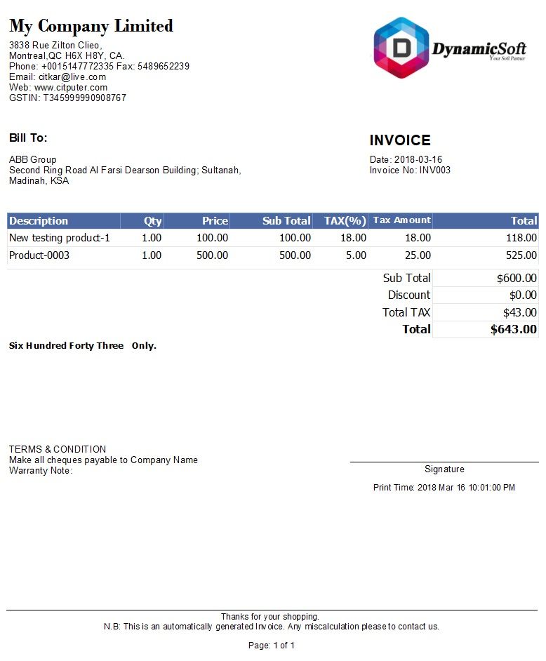 Invoice Generator - Simple Invoice Creator Net Miscellaneous - code.market