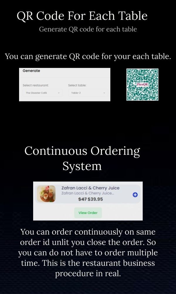 PicoQR - (SaaS) Contactless Digital Restaurant QR Menu Maker - 10