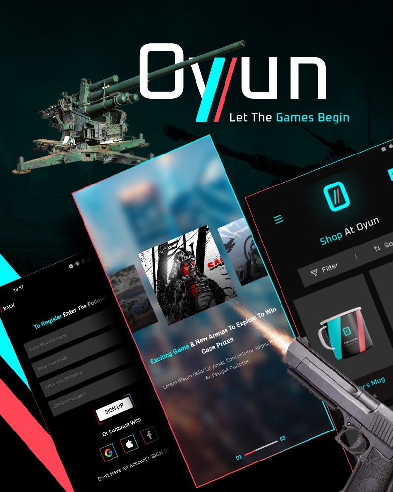 Oyun Gaming Flutter 3.0 App UI - 8