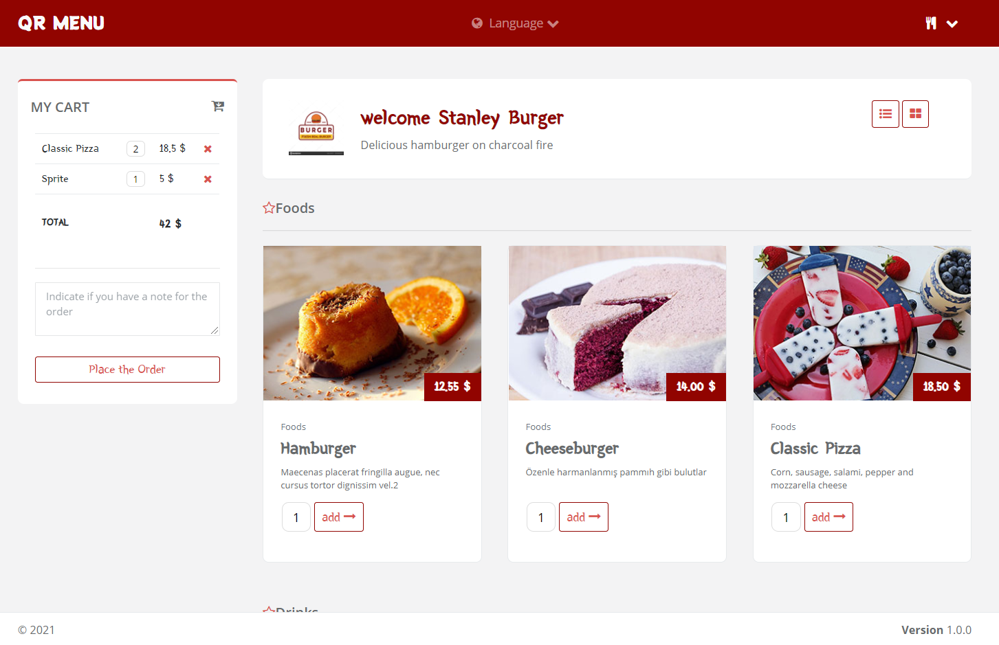 QR Menu - QR Menu Maker for Multi/Single Restaurant & Contactless ordering  & For Mobile and Web - 5