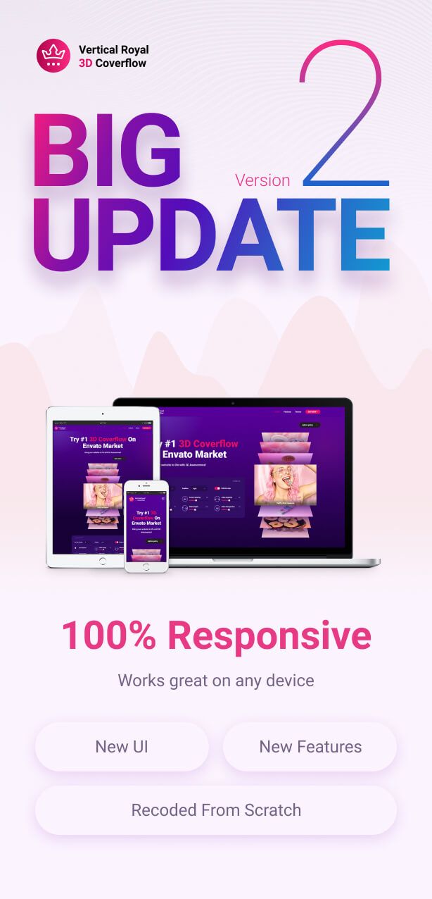 Vertical Royal 3D Coverflow - 7