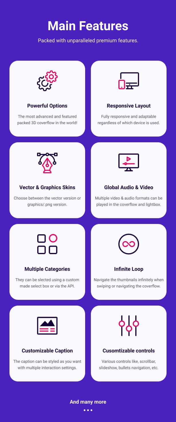 Vertical Royal 3D Coverflow - 10