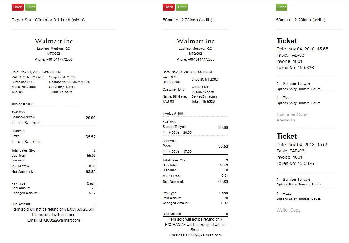 Restaurant Point of Sale - Rest POS WEB - 4