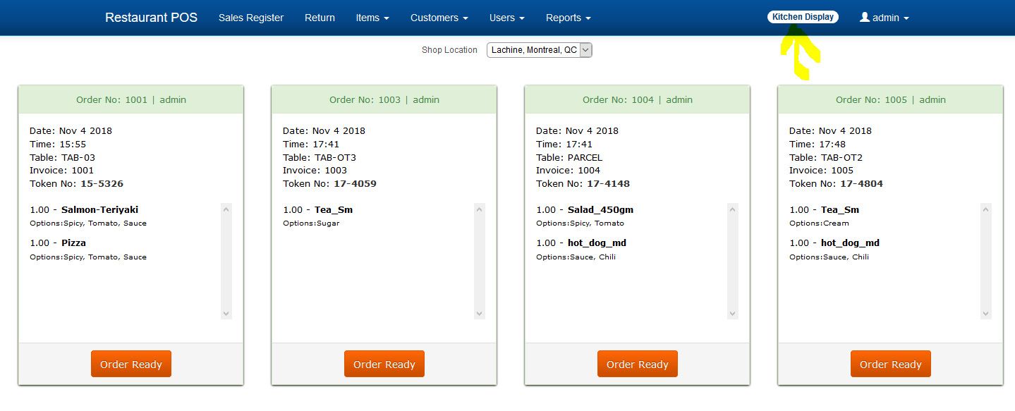 Restaurant Point of Sale - Rest POS WEB - 5