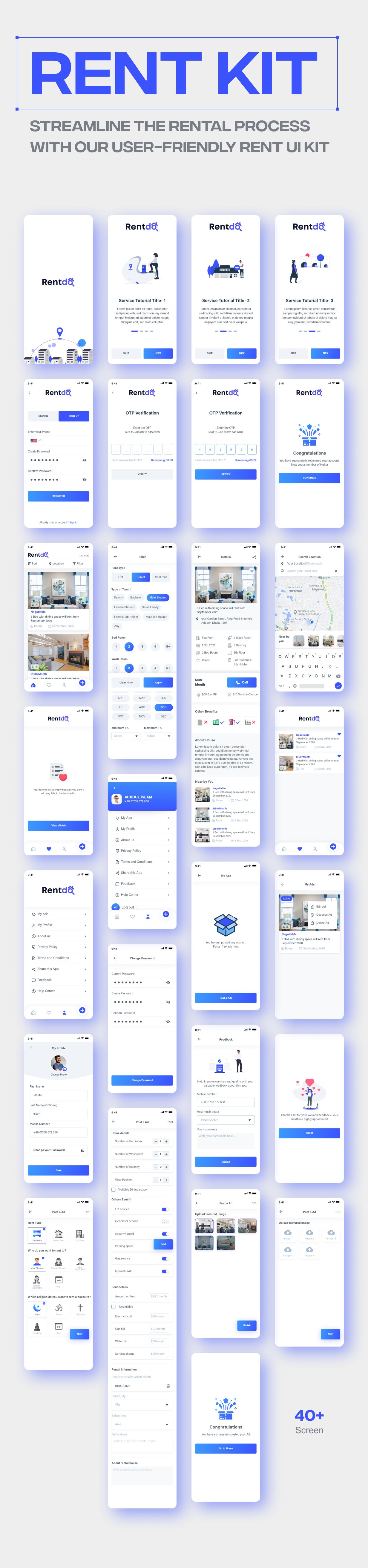 Flatkit: Best Flutter All Application UIKit  | All in One UI kit - 9