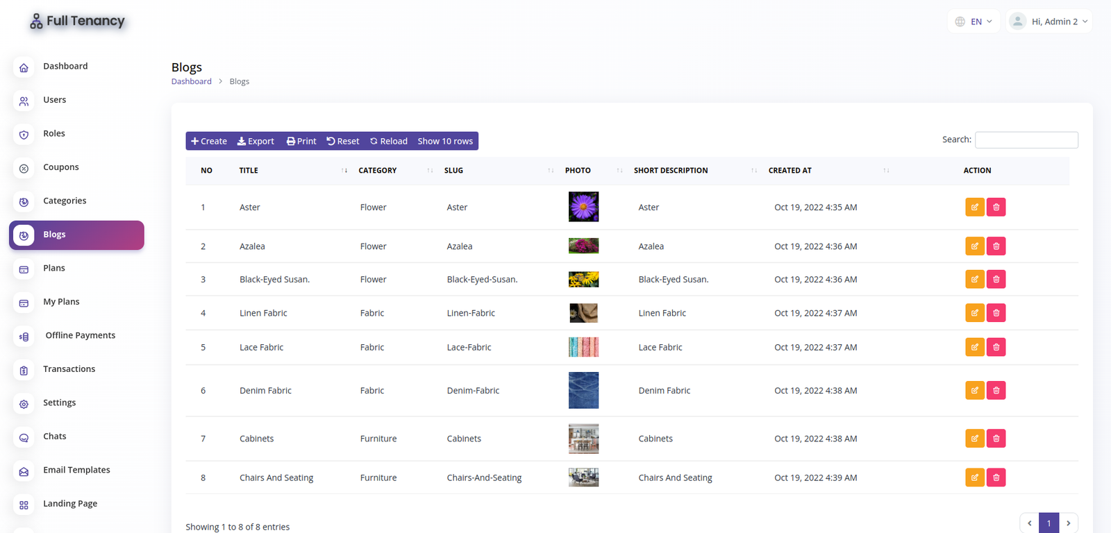 Full Tenancy - Domains, Database, Users, Role, Permissions & Settings - 10