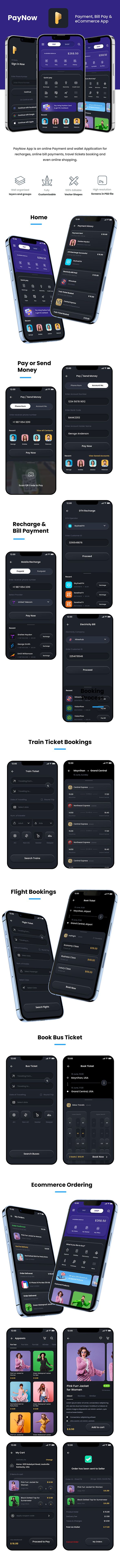 2App Template| Online Bill Payment App Template| Recharge App Template| Booking App Template| PayNow - 3