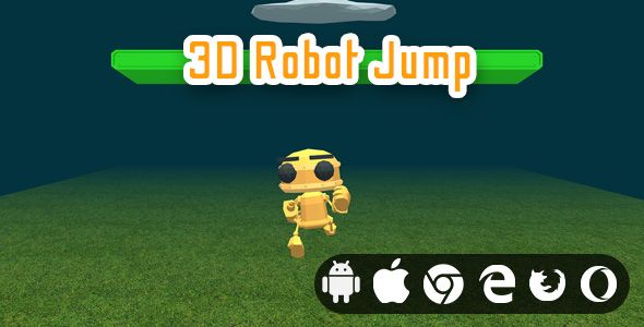 3D Robot Jump - Cross Platform Hyper Casual Game    