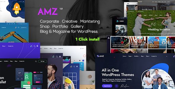 AMZ - All in One Creative WordPress Theme    