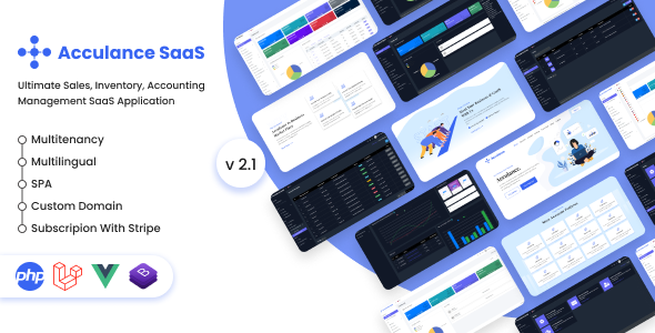 Acculance SaaS - Multitenancy Based POS, Accounting Management System    