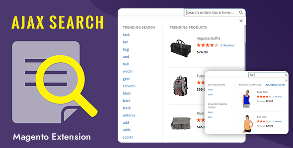 Advanced Ajax Search Magento 2 Extension    