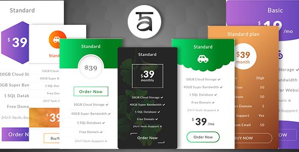 Alura - Creative And Ultimate Pricing Plan HTML Plugin  Css  Pricing Tables
