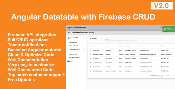 Angular Datatable CRUD    