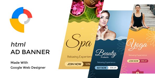 Animated Html5 Banners Template (3 Sets)    