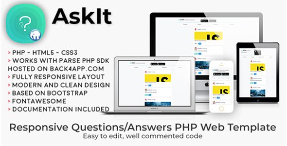 AskIt | PHP Questions/Answers Web Template    
