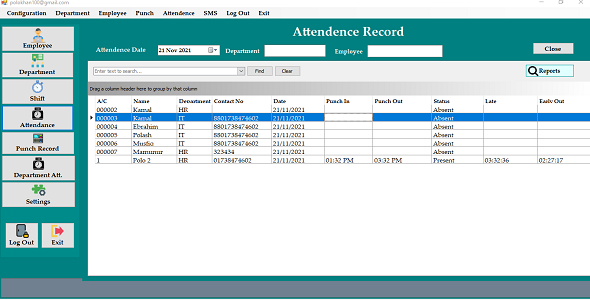 Attendance Software    