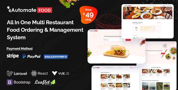 AutomateFood - Multi Restaurant & POS Management SaaS Application    