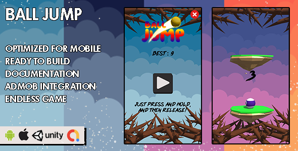 Ball Jump - Unity Game - Android Hypercasual Game    