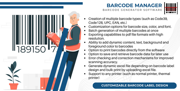 Barcode Manager - Barcode Generator Software Net Software Web Forms