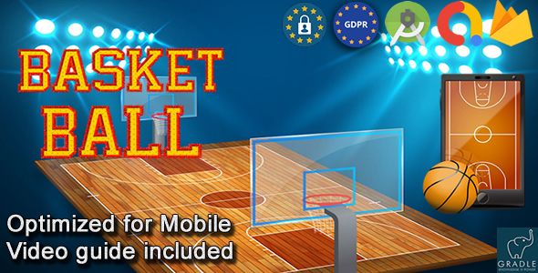 Basketball (Admob + GDPR + Android Studio) Android  Mobile Games