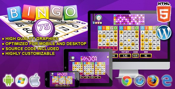 Bingo 75 - HTML5 Casino Game Games